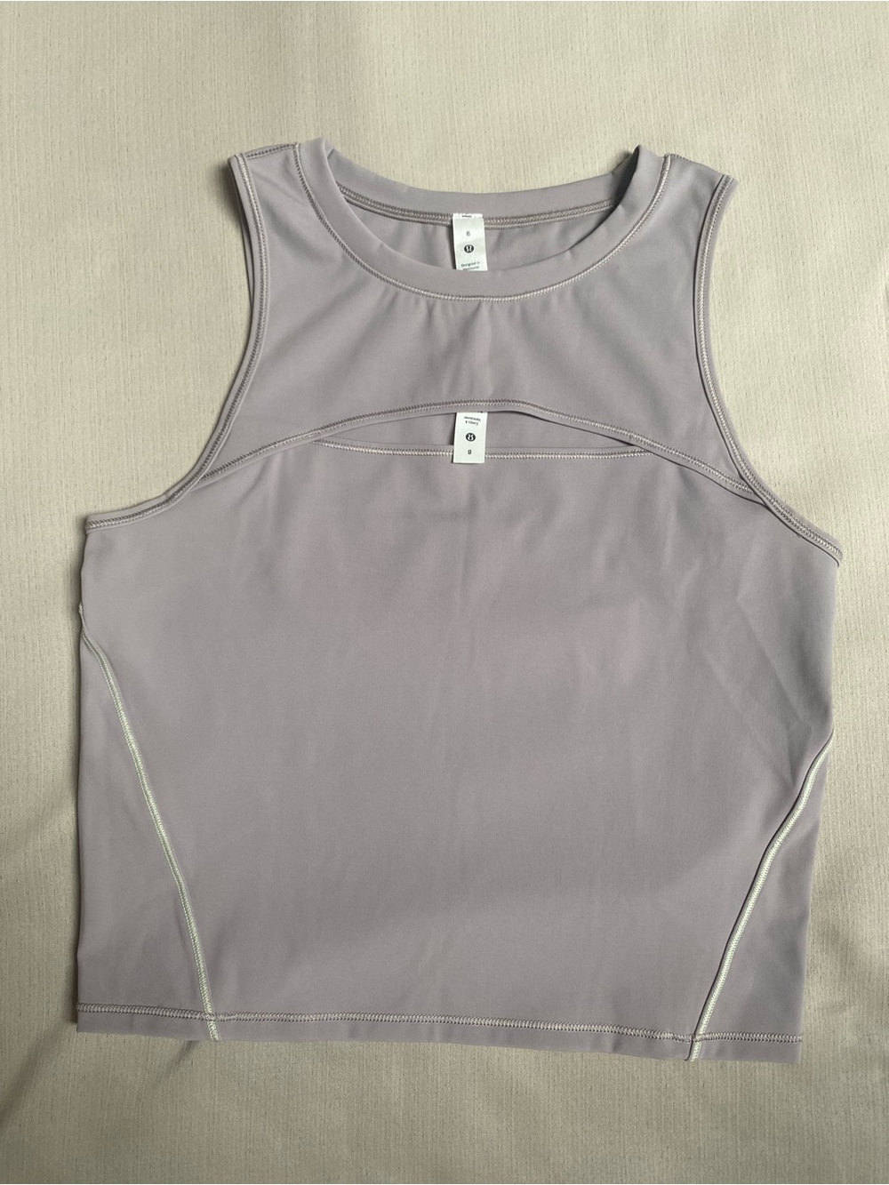 Lululemon 2-Piece Layered Top Set | Lavender | Size 8